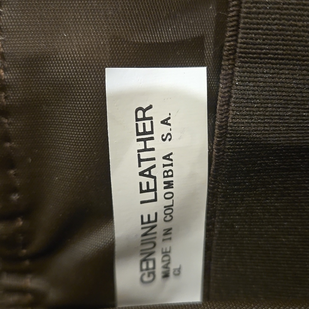Brown Leather Hanging Travel Toiletry Kit NWOT - Picture 8 of 13